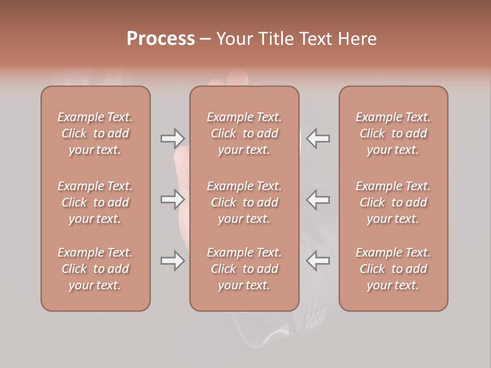 Suit Space Gesture PowerPoint Template