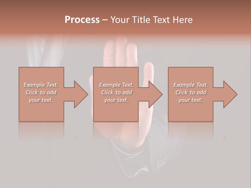 Suit Space Gesture PowerPoint Template