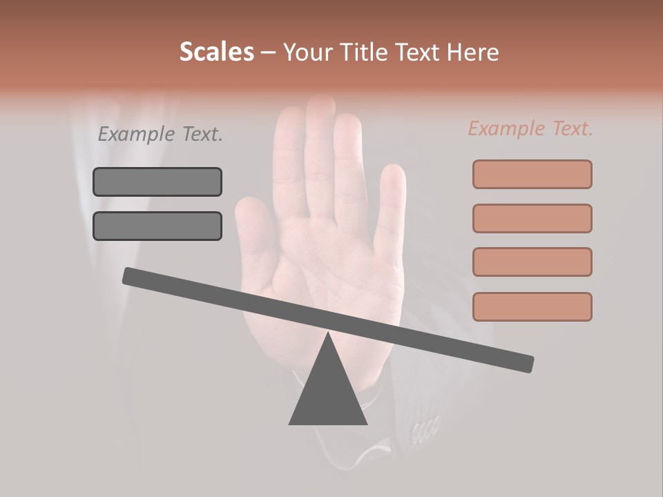 Suit Space Gesture PowerPoint Template