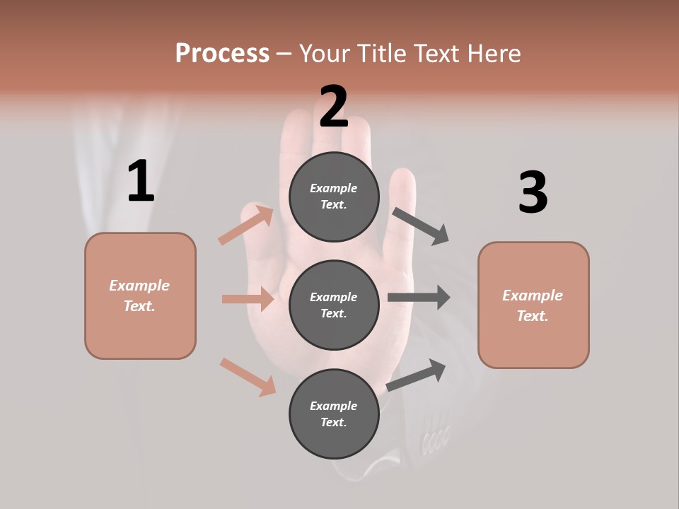 Suit Space Gesture PowerPoint Template