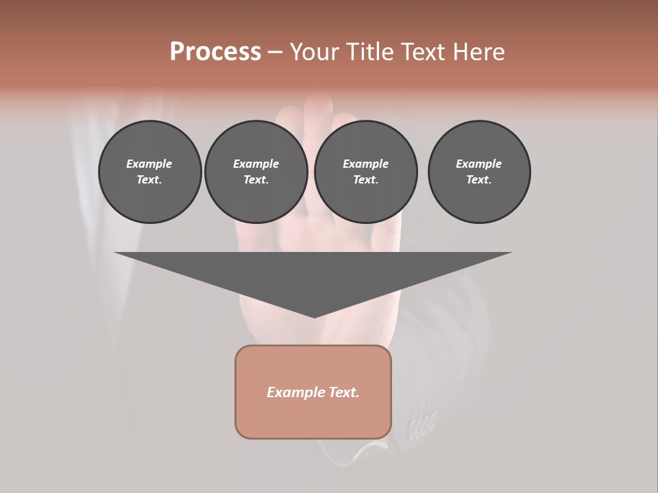 Suit Space Gesture PowerPoint Template