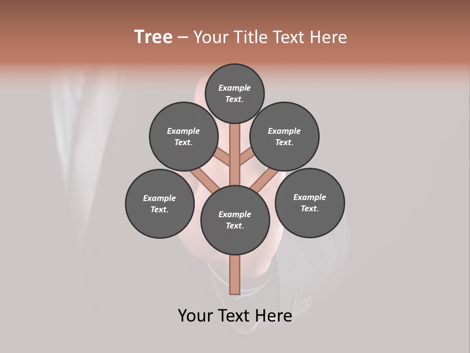 Suit Space Gesture PowerPoint Template