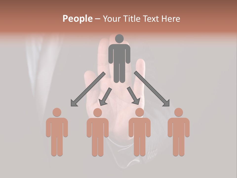 Suit Space Gesture PowerPoint Template