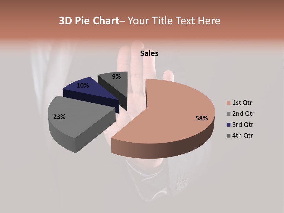 Suit Space Gesture PowerPoint Template