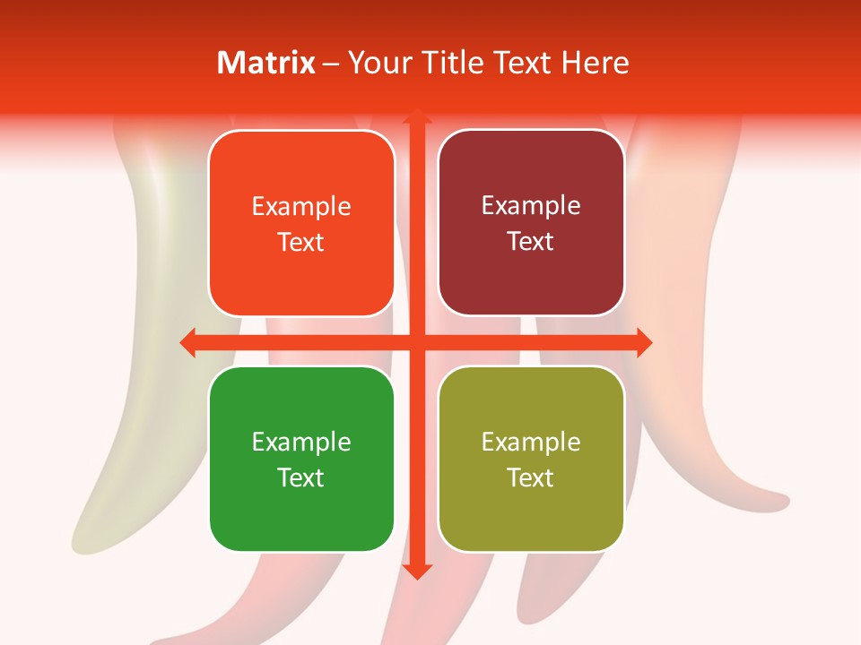White Isolated Yellow PowerPoint Template