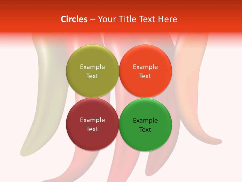 White Isolated Yellow PowerPoint Template