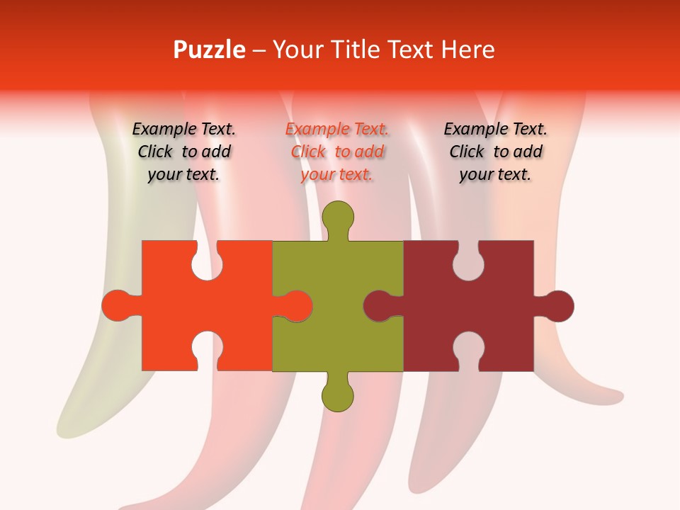 White Isolated Yellow PowerPoint Template