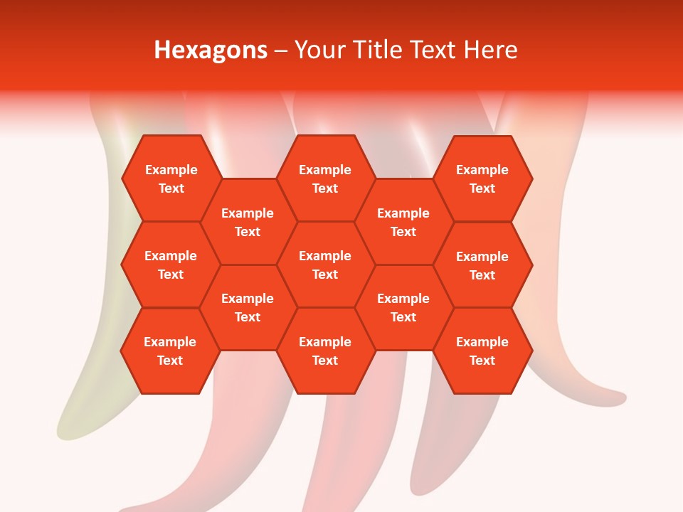 White Isolated Yellow PowerPoint Template