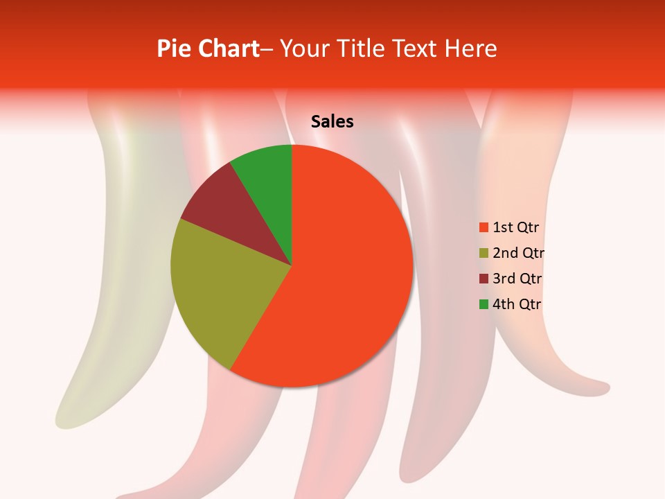 White Isolated Yellow PowerPoint Template