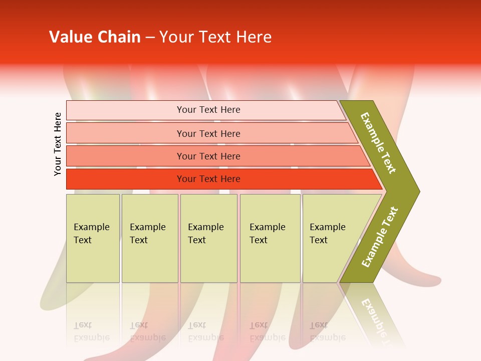 White Isolated Yellow PowerPoint Template
