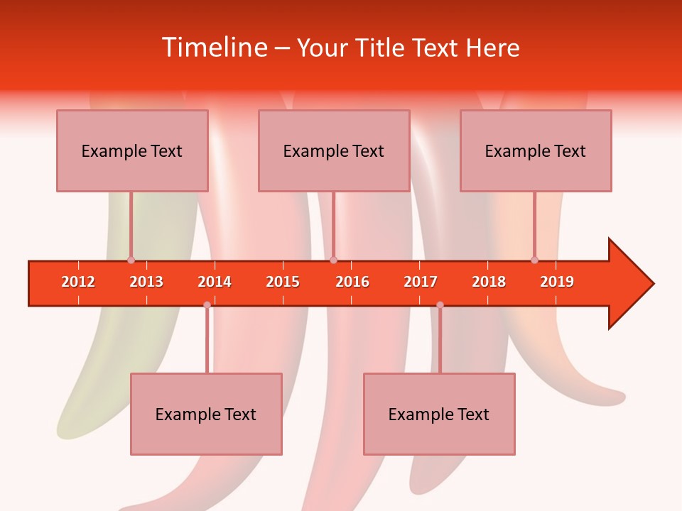 White Isolated Yellow PowerPoint Template