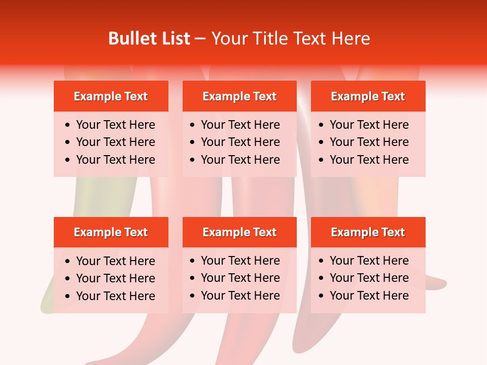 White Isolated Yellow PowerPoint Template