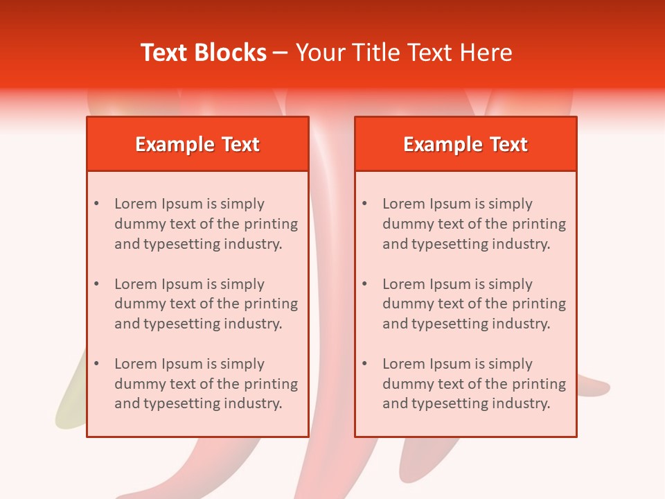 White Isolated Yellow PowerPoint Template
