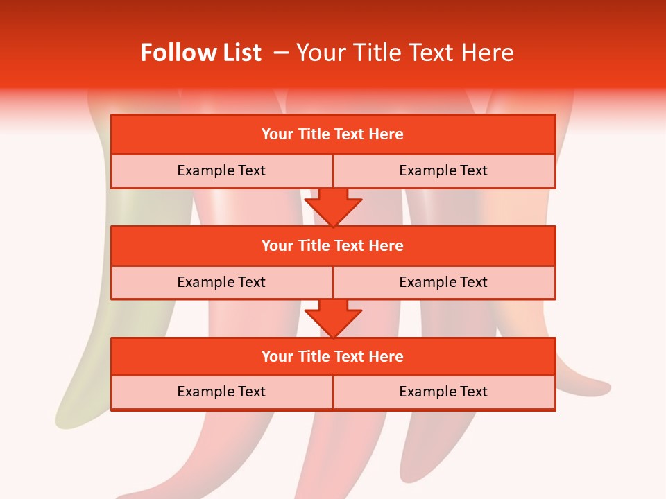 White Isolated Yellow PowerPoint Template