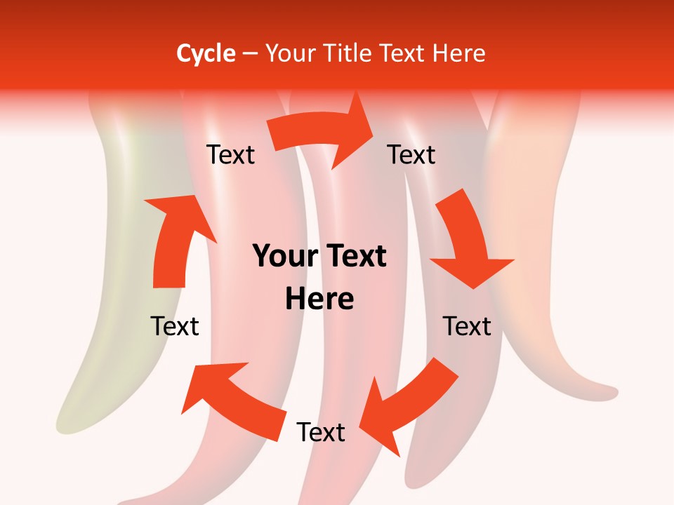 White Isolated Yellow PowerPoint Template