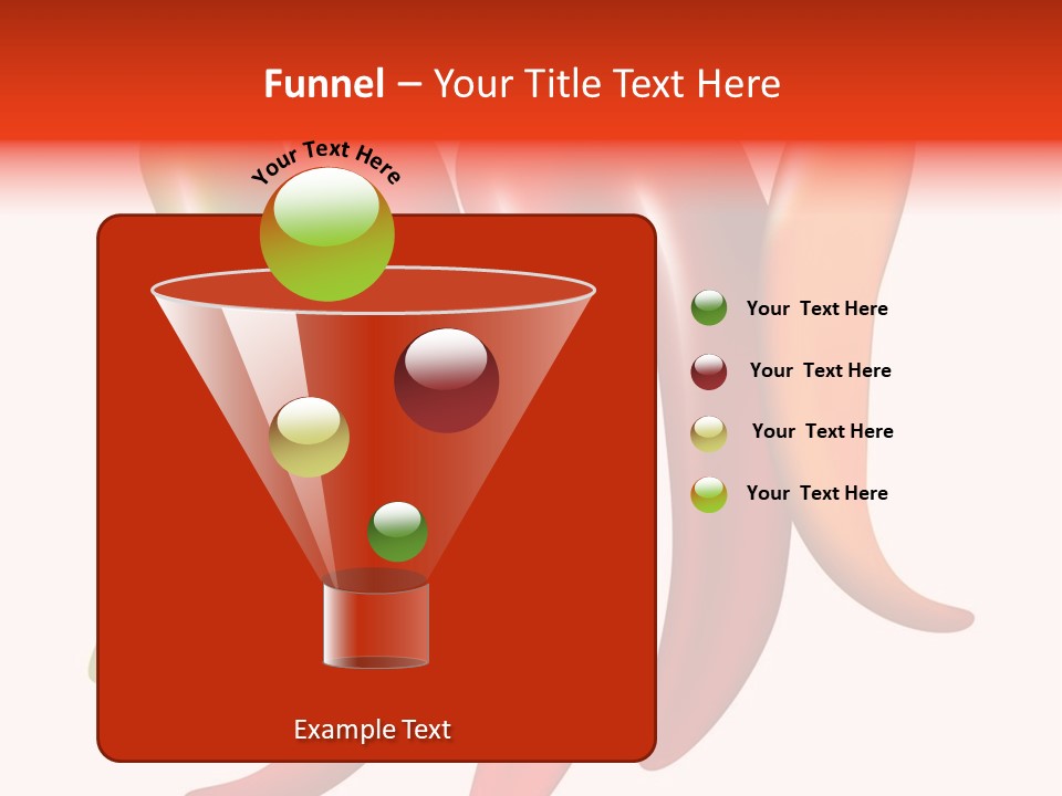 White Isolated Yellow PowerPoint Template