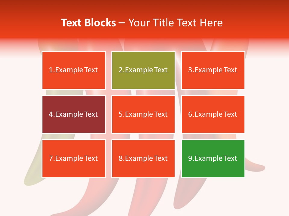 White Isolated Yellow PowerPoint Template