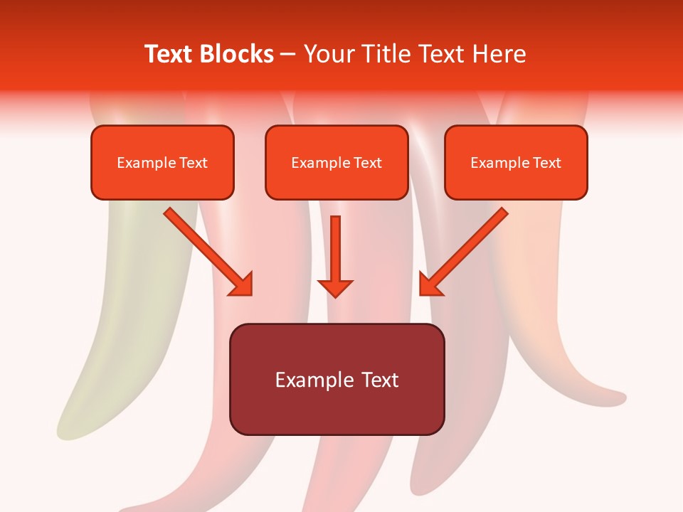 White Isolated Yellow PowerPoint Template