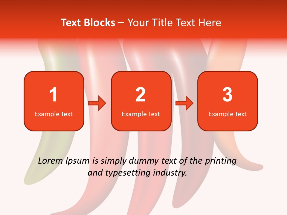 White Isolated Yellow PowerPoint Template