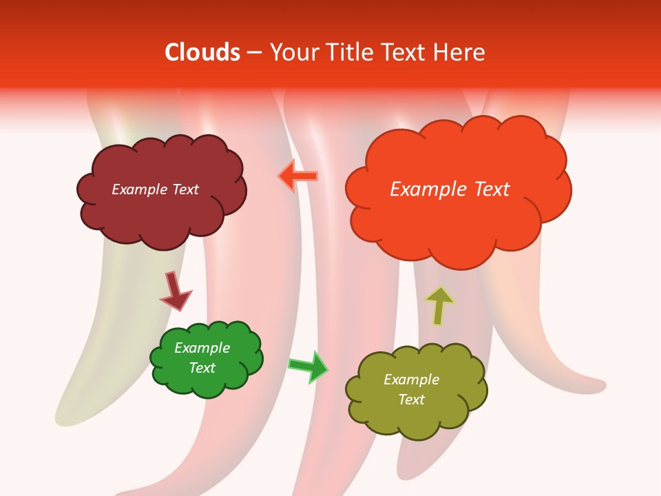 White Isolated Yellow PowerPoint Template