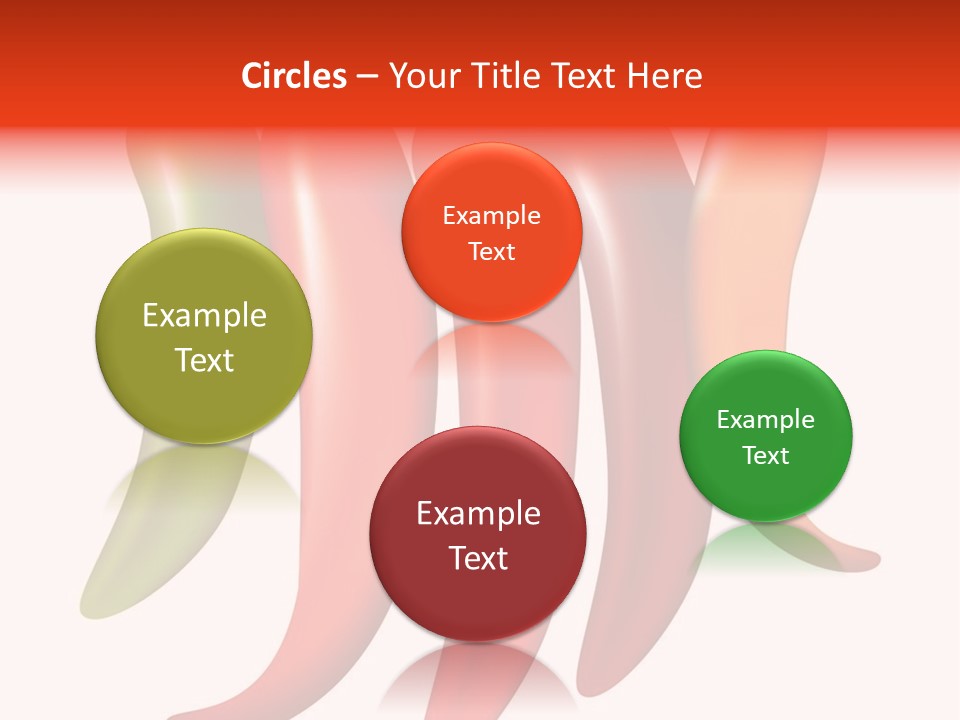 White Isolated Yellow PowerPoint Template