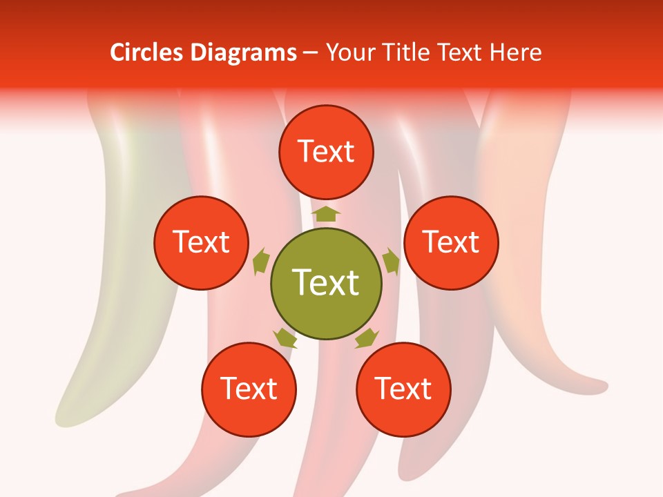 White Isolated Yellow PowerPoint Template