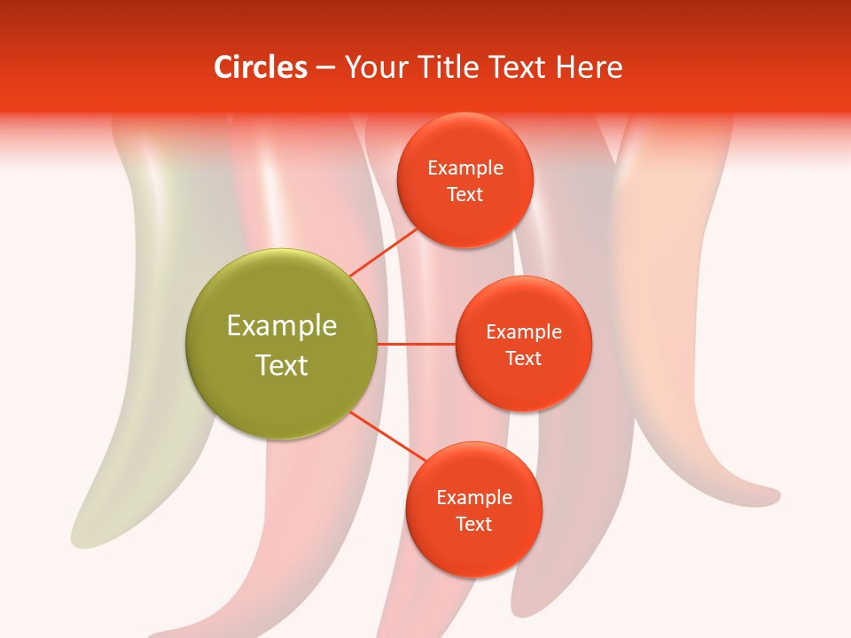 White Isolated Yellow PowerPoint Template