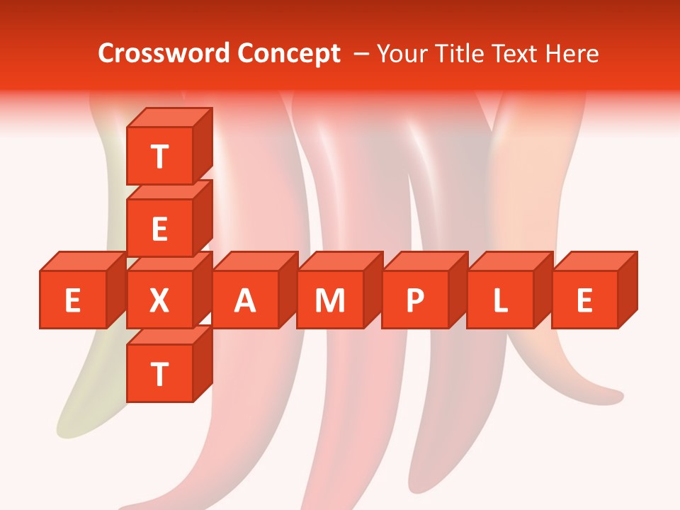 White Isolated Yellow PowerPoint Template