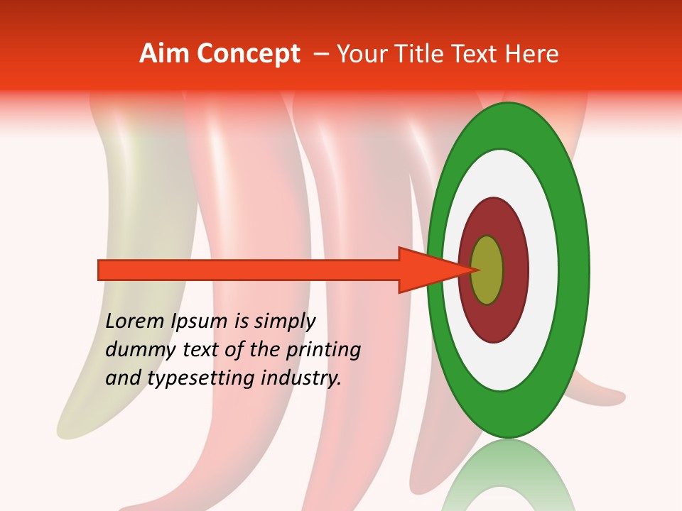 White Isolated Yellow PowerPoint Template