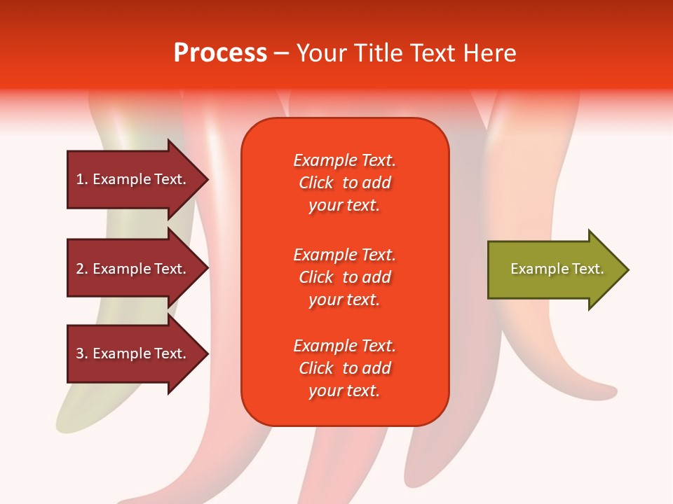 White Isolated Yellow PowerPoint Template