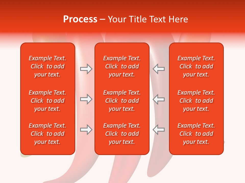 White Isolated Yellow PowerPoint Template