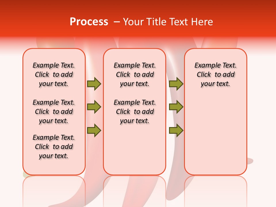 White Isolated Yellow PowerPoint Template