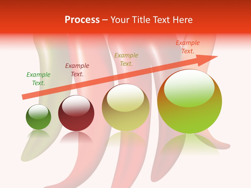 White Isolated Yellow PowerPoint Template
