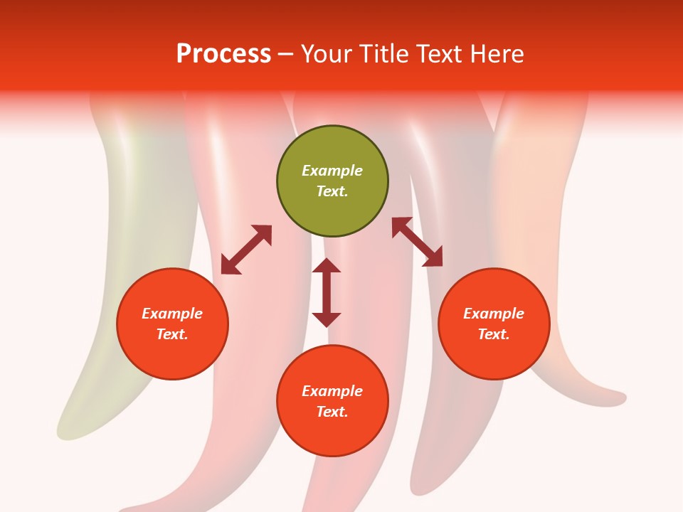 White Isolated Yellow PowerPoint Template