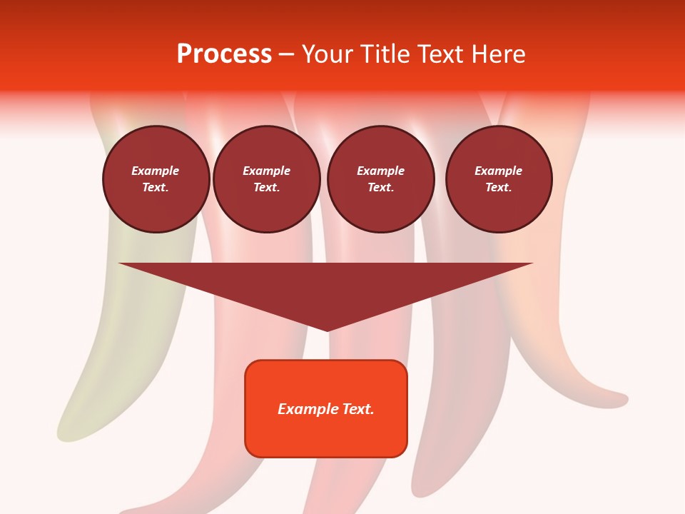 White Isolated Yellow PowerPoint Template