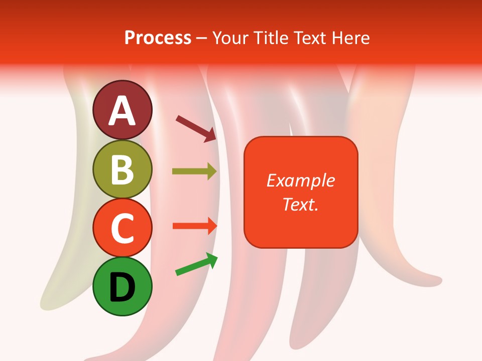 White Isolated Yellow PowerPoint Template