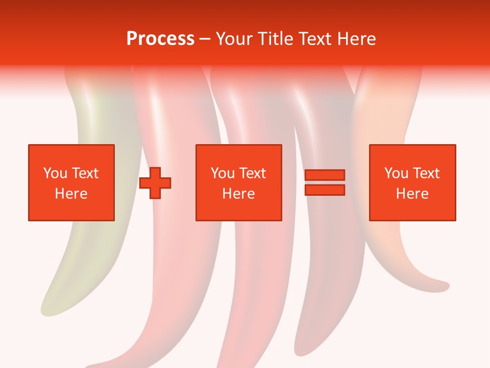 White Isolated Yellow PowerPoint Template
