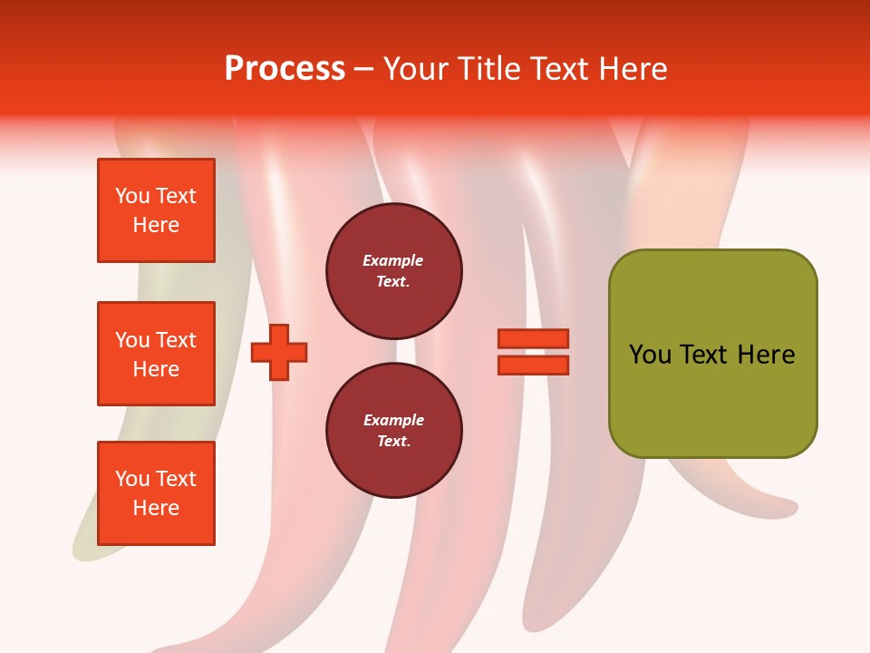 White Isolated Yellow PowerPoint Template