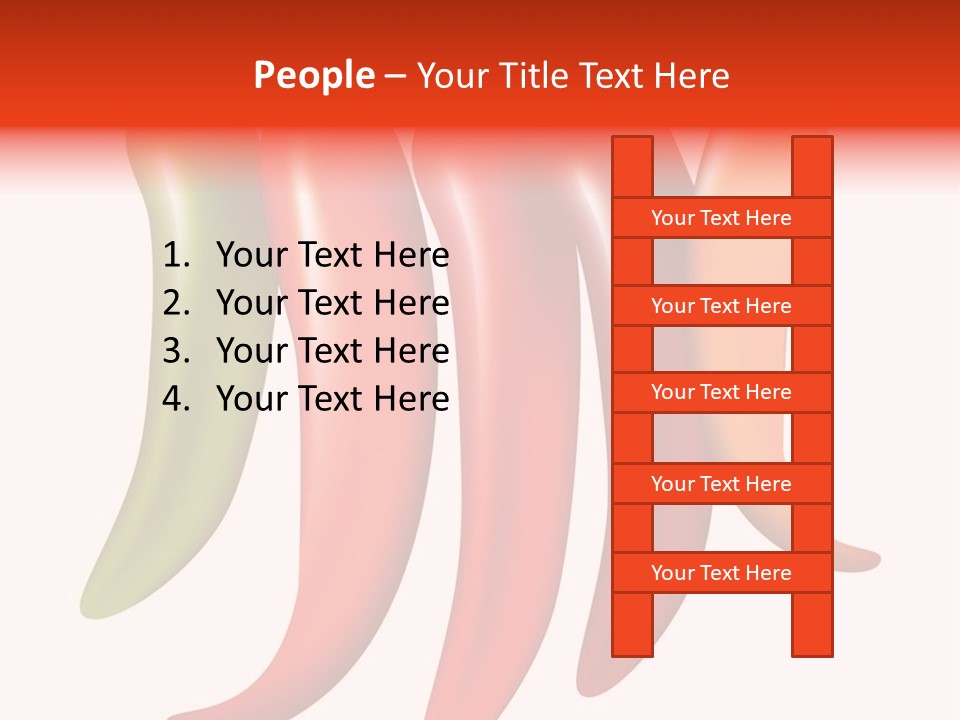 White Isolated Yellow PowerPoint Template