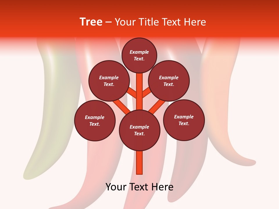 White Isolated Yellow PowerPoint Template