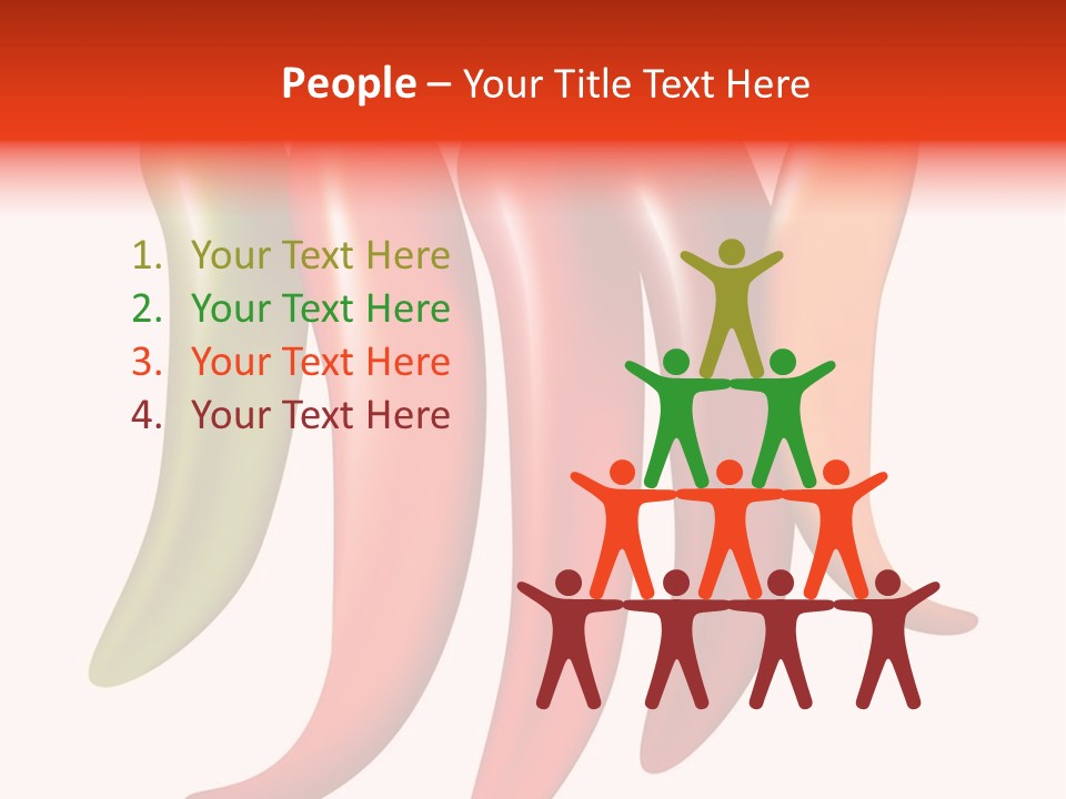 White Isolated Yellow PowerPoint Template