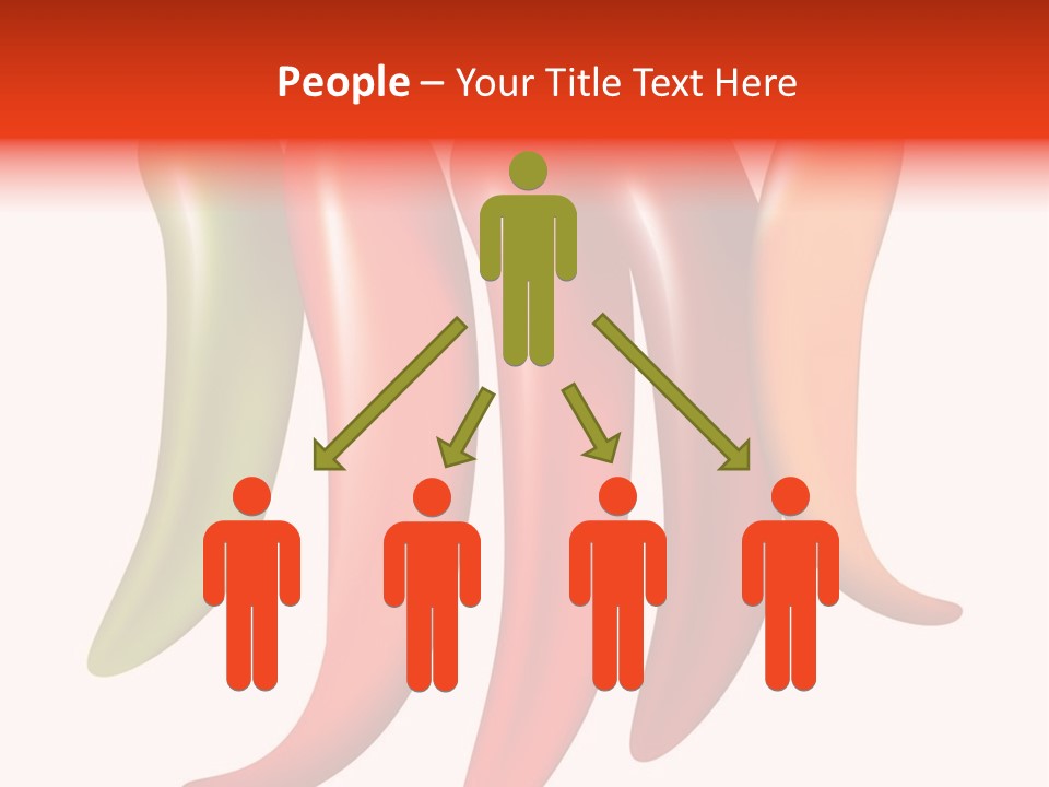 White Isolated Yellow PowerPoint Template