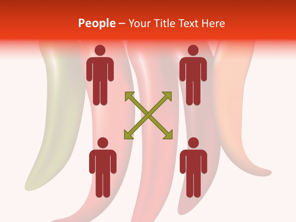 White Isolated Yellow PowerPoint Template