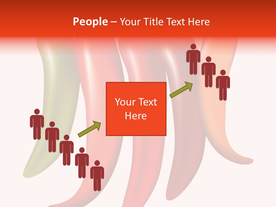 White Isolated Yellow PowerPoint Template