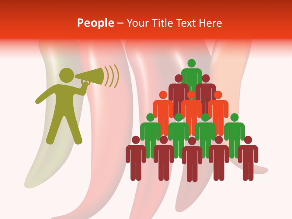 White Isolated Yellow PowerPoint Template