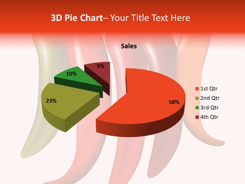 White Isolated Yellow PowerPoint Template