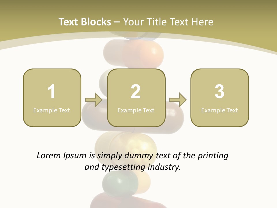 Medicine Medication Capsules PowerPoint Template