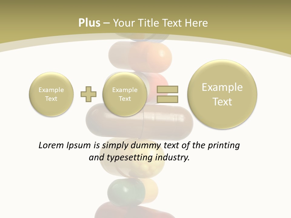 Medicine Medication Capsules PowerPoint Template