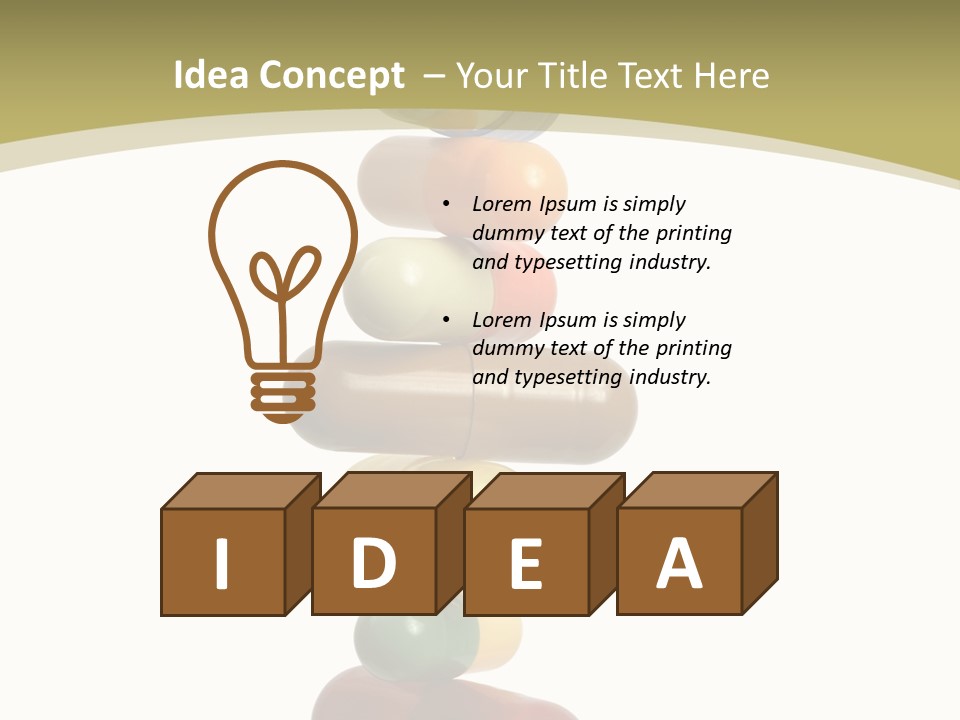 Medicine Medication Capsules PowerPoint Template