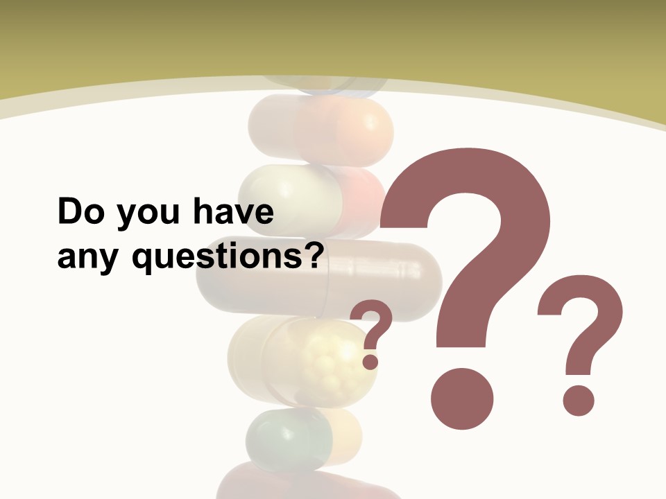 Medicine Medication Capsules PowerPoint Template